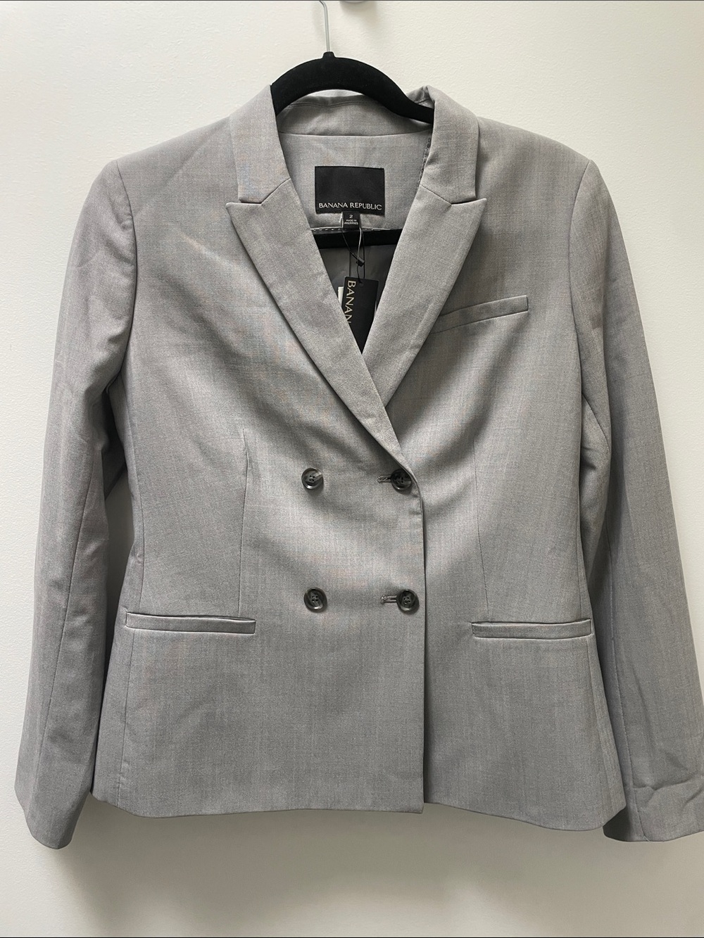 Banana Republic Wool Double Breasted Blazer NWT